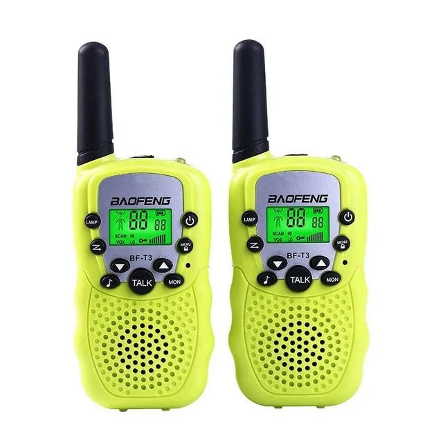 Children's walkie talkie handheld station in choice of five colours with 22 channels