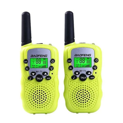 Children's walkie talkie handheld station in choice of five colours with 22 channels