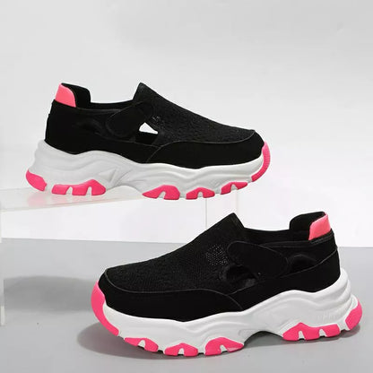 Women's Mesh Sport Shoes with Velcro fastening in various colours