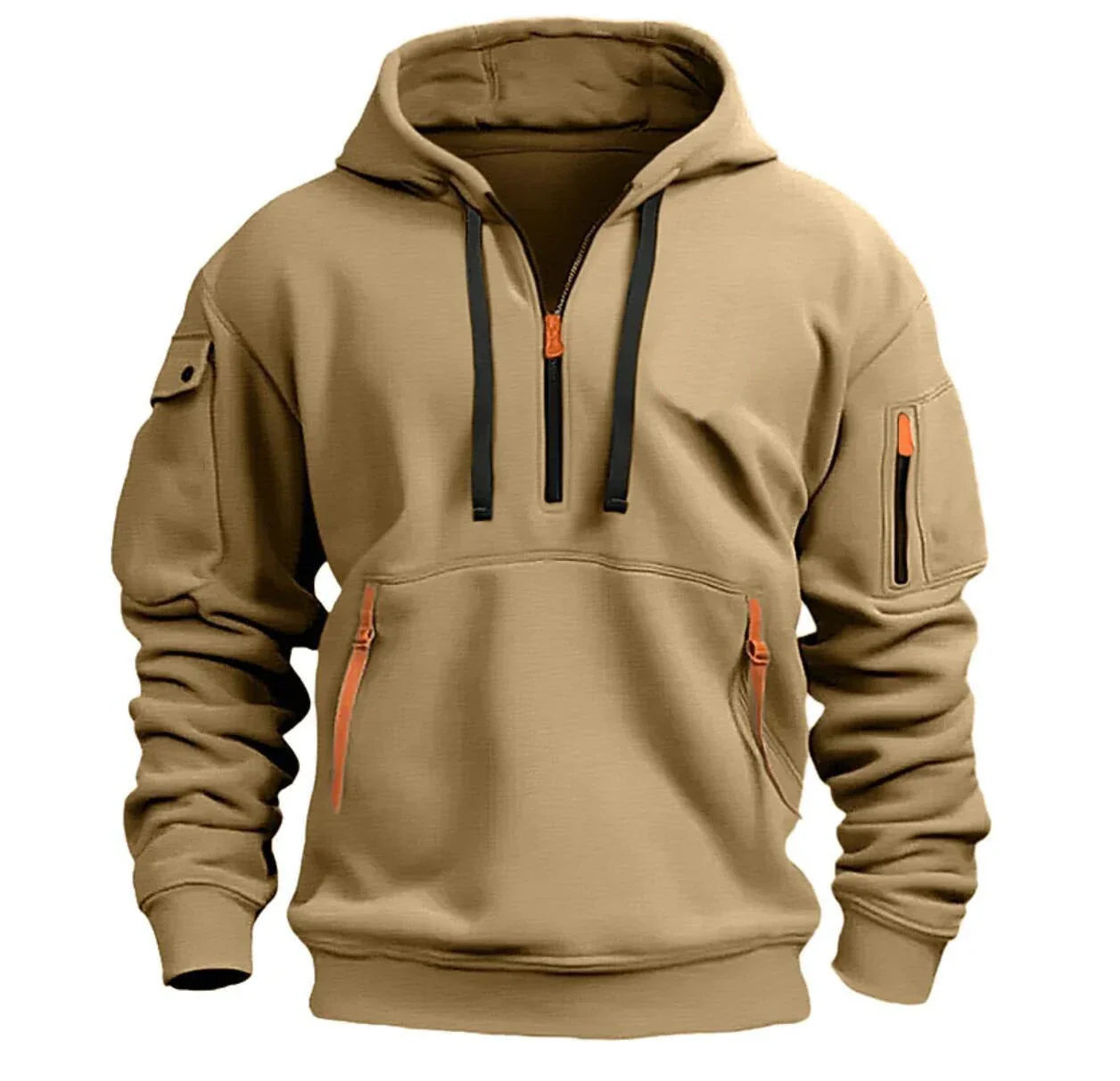 Stylish Hooded Pullover Sweatshirt in Various Colors for Men and Women - Premium Polyester Comfort and Modern Design