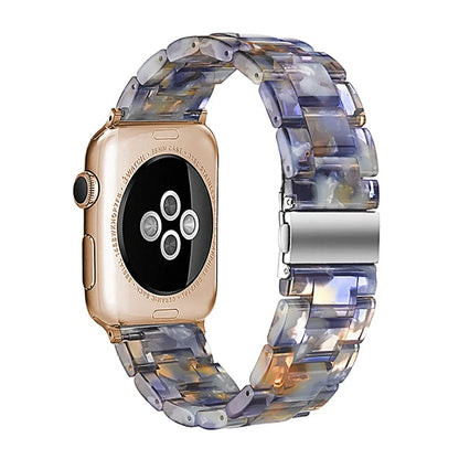 Apple Resin Slim Watch Band in multiple colours showing lightweight 35g construction and compatibility with Apple Watch