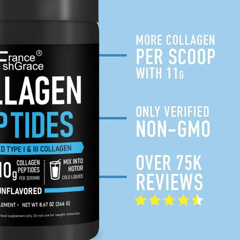 Collagen Vitamin Capsules 246g Bottle Skin Support Supplement with Collagen Capsules for Daily Beauty Routine