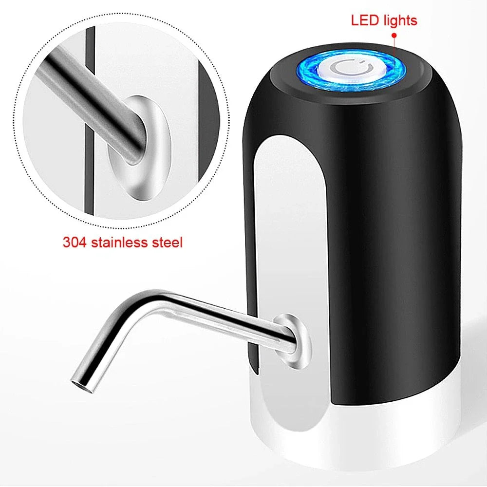 Hands-Free Cordless Electric Water Bottle Pump for Effortless Hydration on the Go