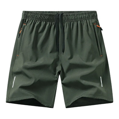 Men's black polyester basketball shorts with loose fit straight cut design for summer sports