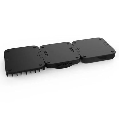 Xbox Series X three-in-one set with main unit base, controller charging station and game disc storage rack in black