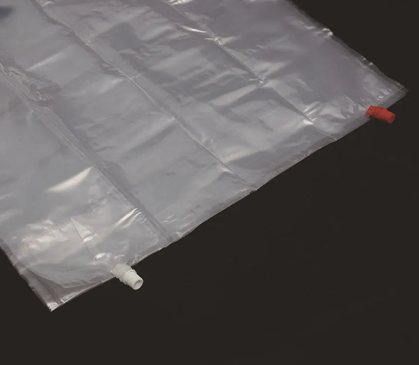 Transparent outdoor inflatable airbed for camping with 200x60x5cm dimensions