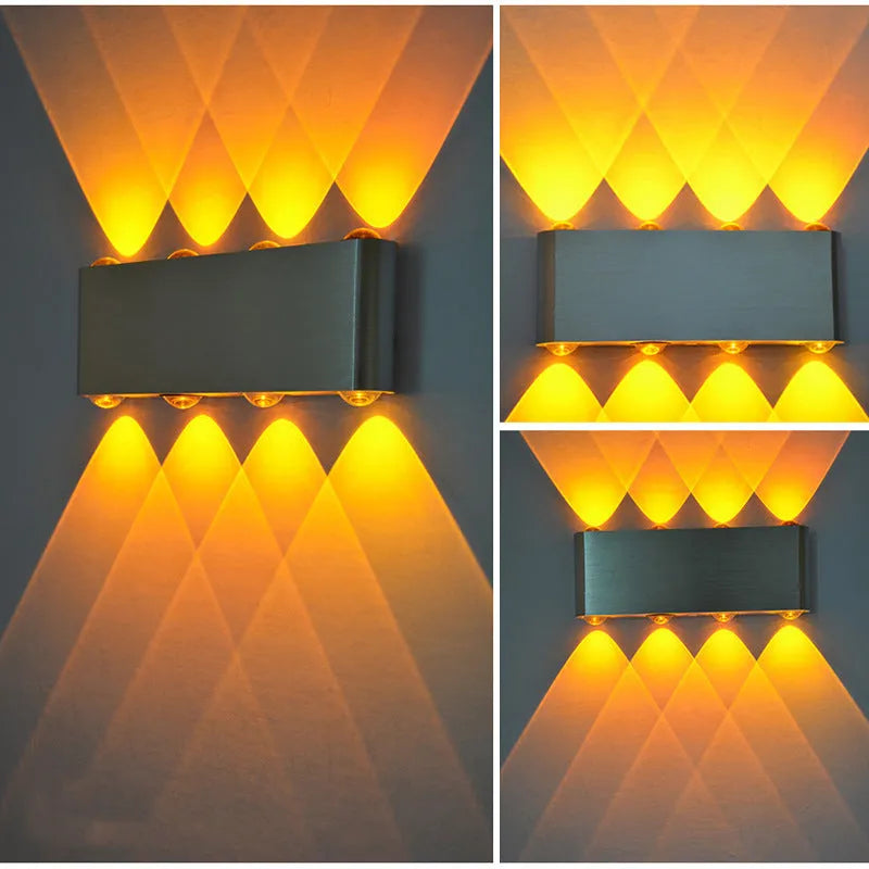 LED corridor aisle background lamp with aluminium housing showing 180mm length