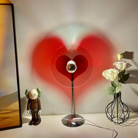 Stylish USB-powered bedside table lamp with cracked glass shade for creating a cozy, romantic ambiance in the bedroom