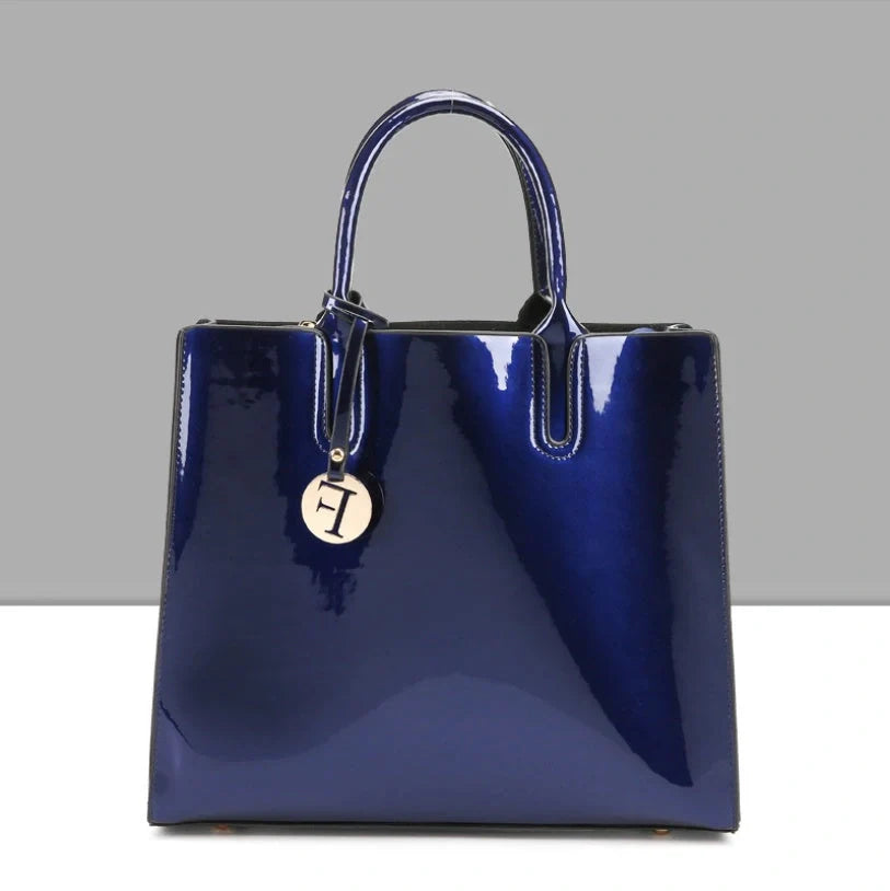 3 Sets Leather Handbags in various colours with zipper closure and cell phone pocket