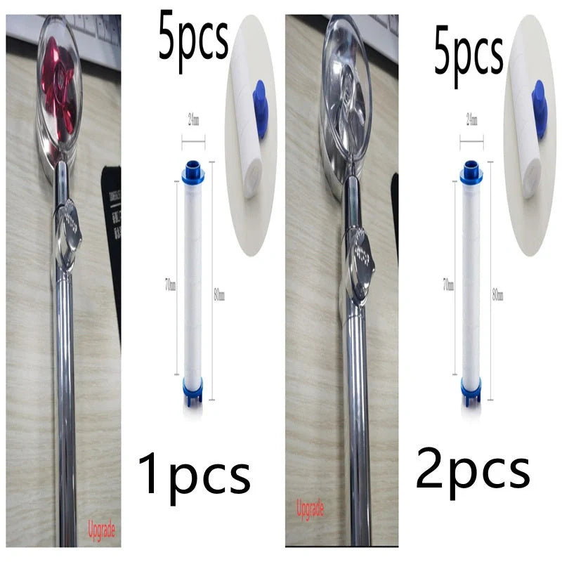 Turbo Propeller Shower Head with 360° fan extension and holder for a luxurious shower experience