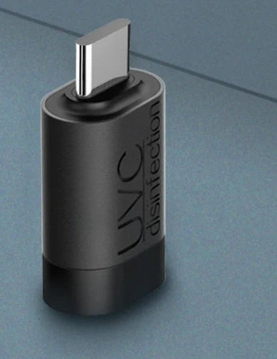 Portable UVC disinfection light for mobile phones and small personal items