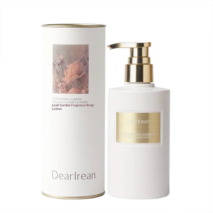 White 250ml body lotion bottle gift set with five fragrance options for dry skin.