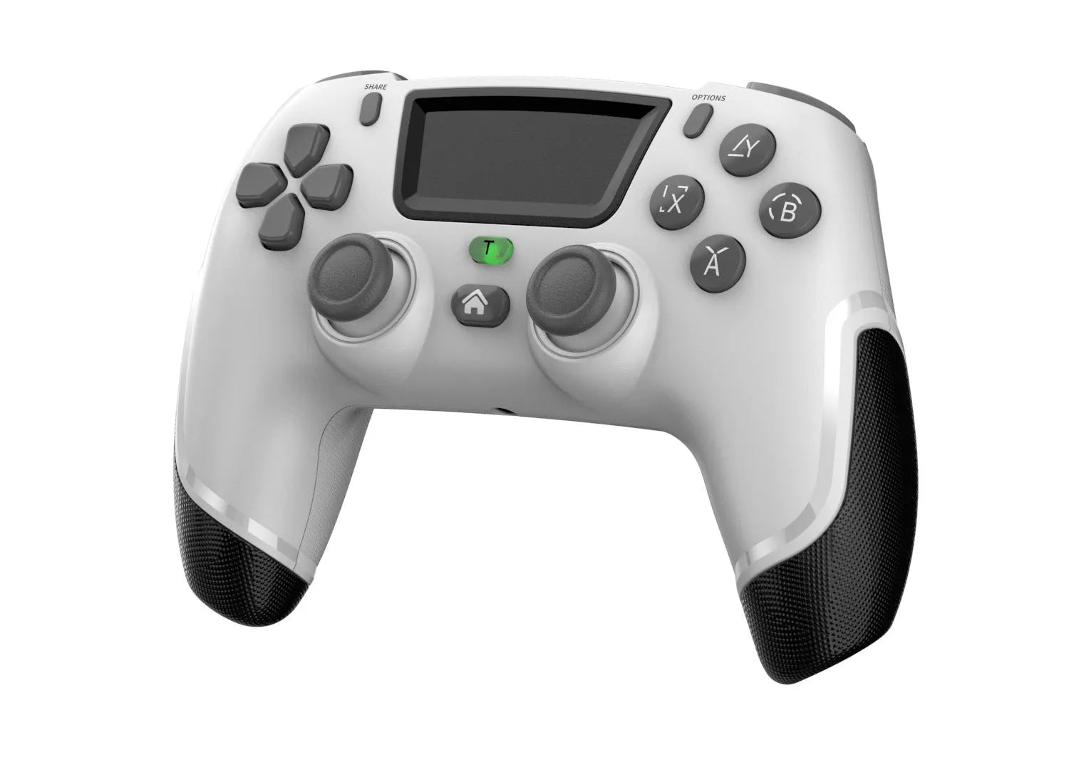 Fruit green wireless Bluetooth gamepad controller for PC, PlayStation, mobile phones and Nintendo Switch.