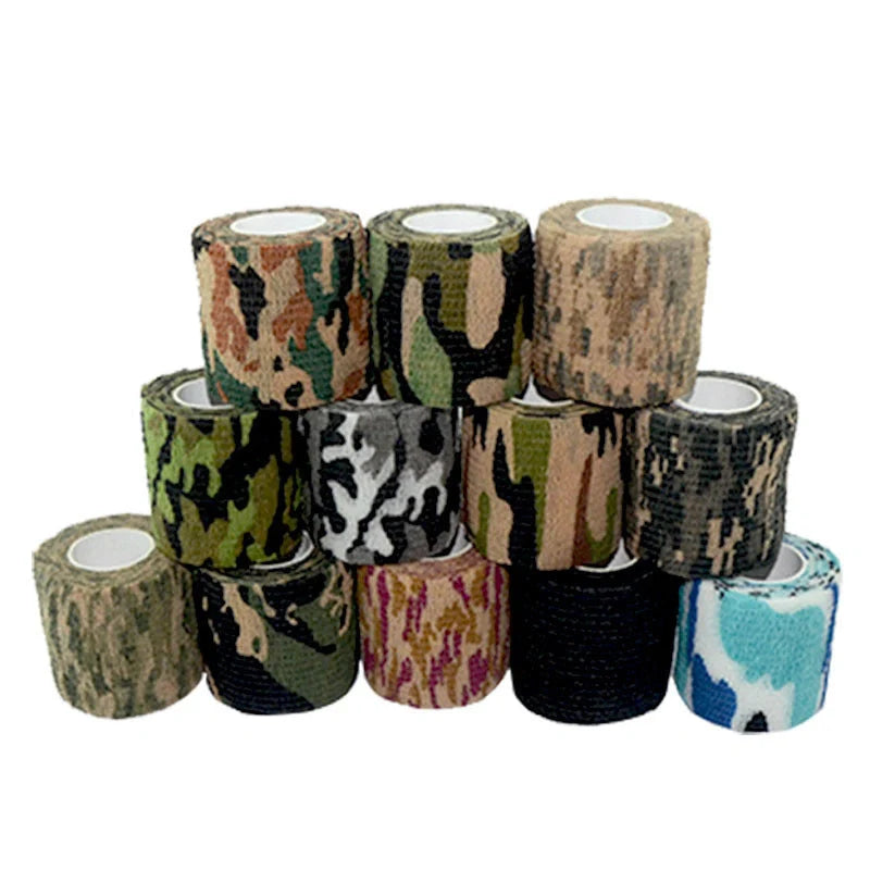 Self-Adhesive Camouflage Elastic Bandage for secure first aid support