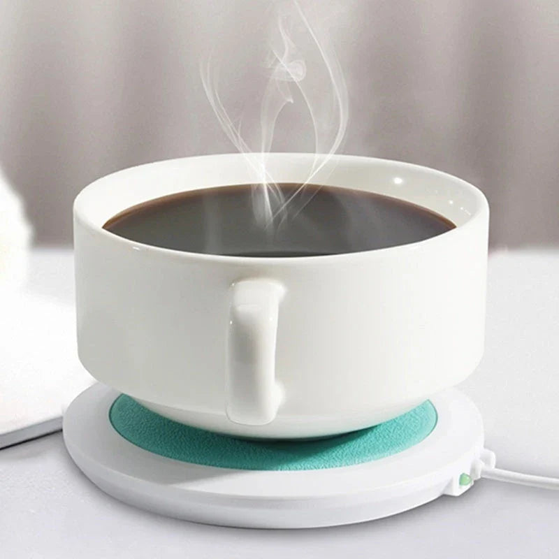 Stylish USB Heated Coaster to Keep Your Drinks Toasty
