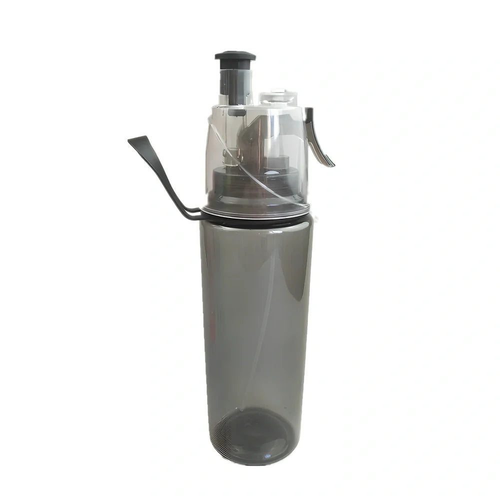600ml sports spray water bottle with mist function in multiple colours for cycling and hiking