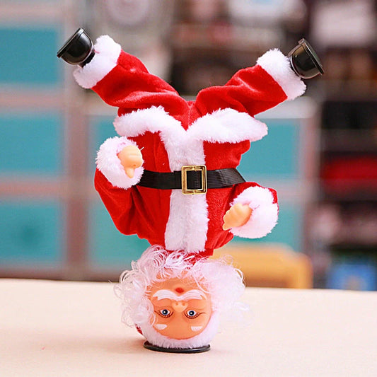 Electric Music Santa Claus Toy with technology sense lamp and festive details