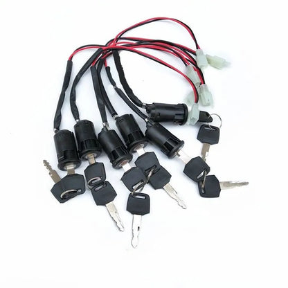 Waterproof plastic electric door lock actuator for car central locking systems.