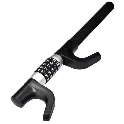 Car anti-theft password steering wheel U-lock in alloy steel with combination dial
