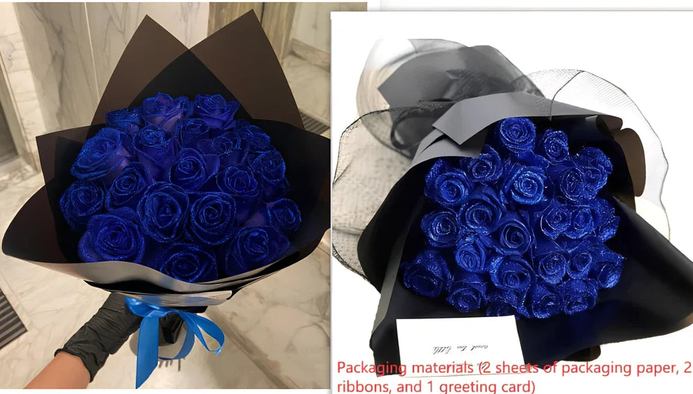 Personalised Valentine's Day preserved bridal bouquet with manual processing in multiple colour options