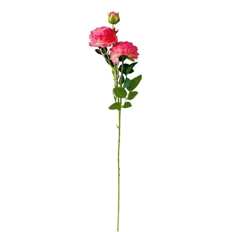 Silk artificial peony flower arrangement in six colours for home decoration