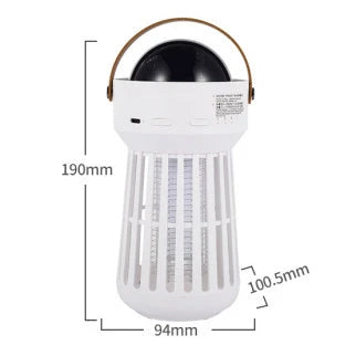 Portable 2-in-1 Electric Mosquito Killer Lamp with Star Ceiling Projection - Eliminate Mosquitoes and Create a Peaceful Ambiance