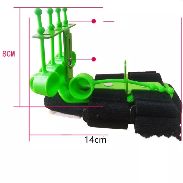 5-finger silicone wrist tensioner set for grip strength and flexibility training