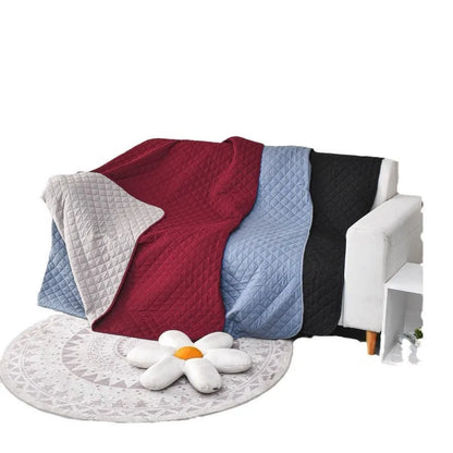 Reversible dog blanket sofa cover in assorted colours protecting furniture