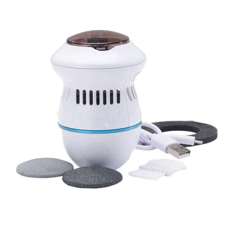 Electric Foot File Grinder with dual diamond heads for dead skin removal