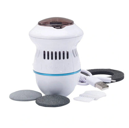 Electric Foot File Grinder with dual diamond heads for dead skin removal