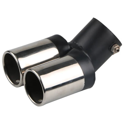 Universal stainless steel exhaust pipe tip extension for car customisation