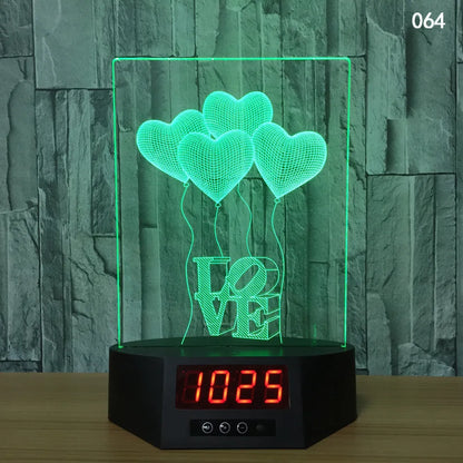 Glowing 3D dolphin LED night light with wireless charging base and remote control on bedside table