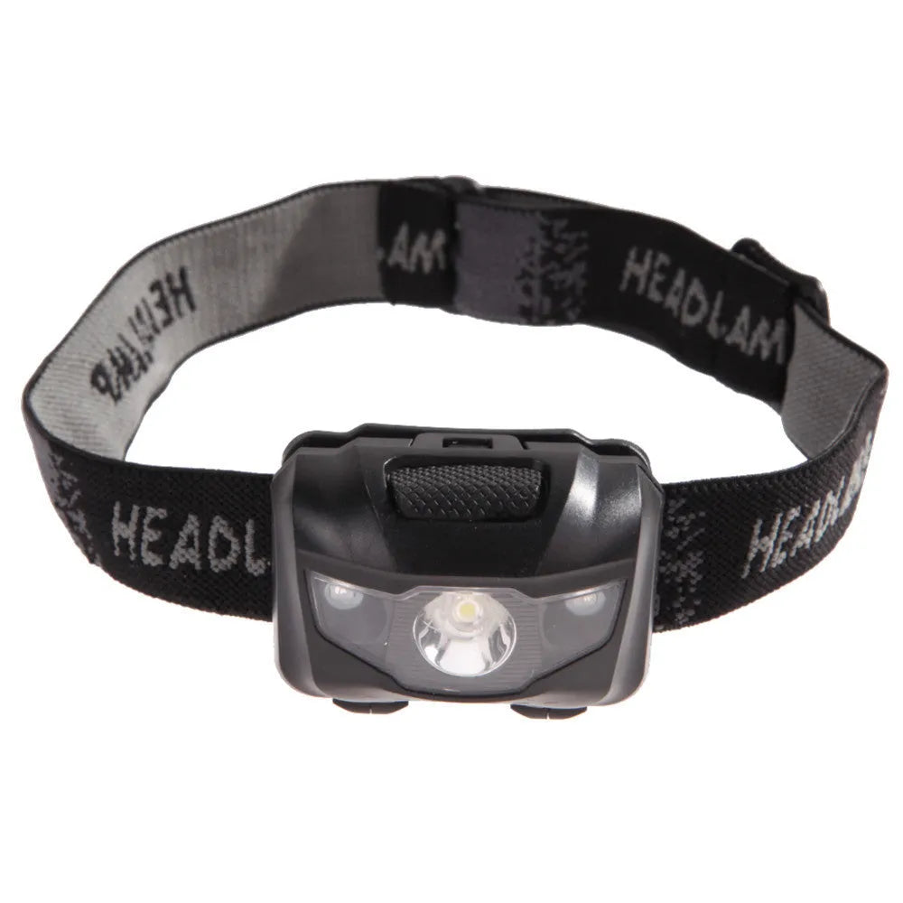 Cat Eye 2 Generation waterproof headlamp with white and red LEDs in black, orange, purple, or white colours