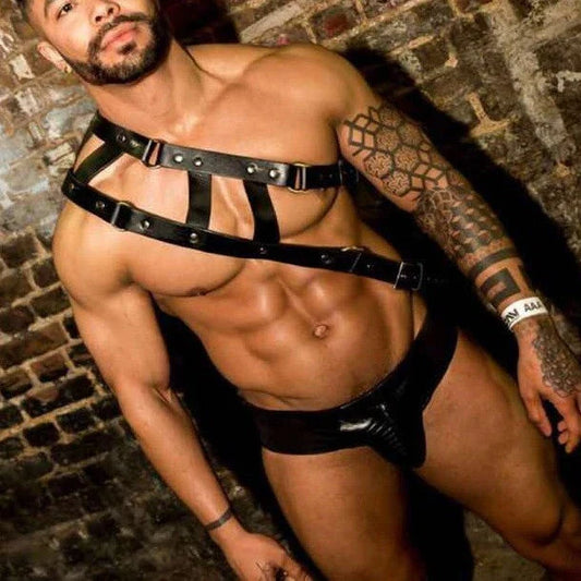 Premium leather shoulder strap with adjustable length and air hole design for breathability and style