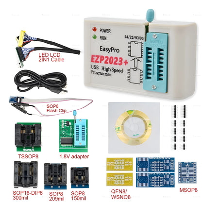 EZP2023 USB programmer for SPI FLASH and EEPROM with 12Mbps USB 2.0 and offline replication
