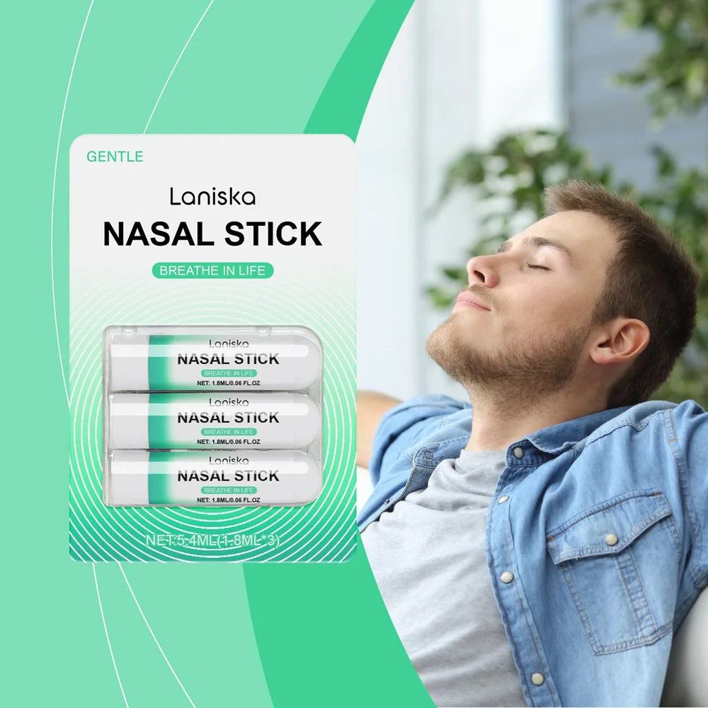 Mint Cool Nose Soothing Suit with three 1.8ml spray bottles containing 5.4ml total of menthol and spearmint nasal spray