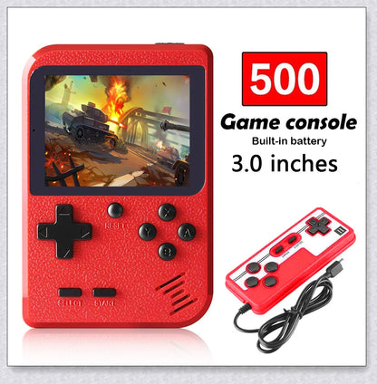 Tinytendo (400 Games Built In) - A compact handheld console with a vibrant 3-inch screen and 500 classic retro games built-in