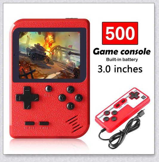 Tinytendo (400 Games Built In) - A compact handheld console with a vibrant 3-inch screen and 500 classic retro games built-in