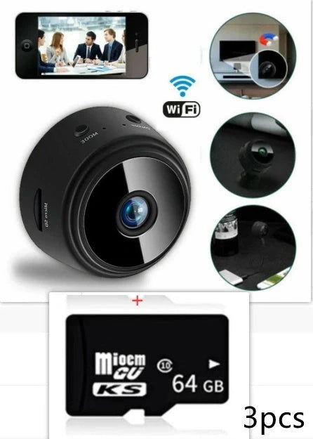 A9 Magnetic Suction Security Camera with HD 1080P and infrared night vision