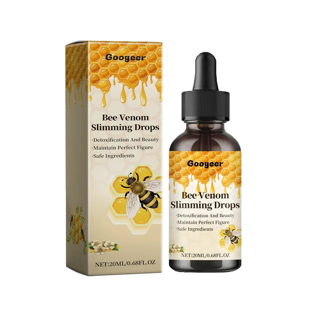 20ml Body Care Drops bottle with glass dropper for precise body contouring application
