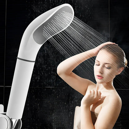 Water saving shower head with 1.5m stainless hose and built-in filter for rain function