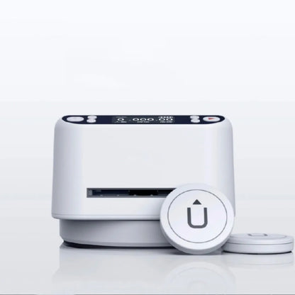 Third generation automatic plastic dealing device for poker cards on a table.