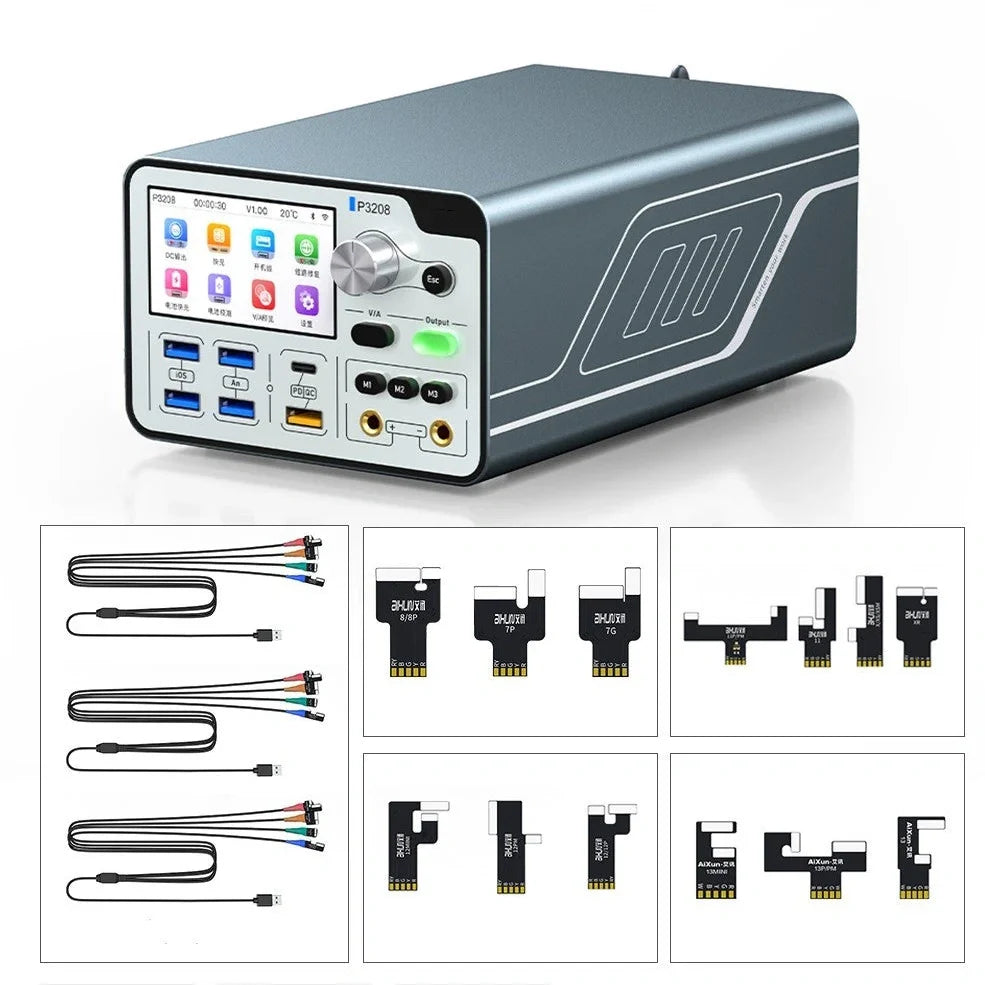 320W intelligent regulated power supply with 3.0-inch display for mobile phone maintenance testing