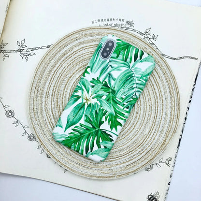 Green painted PC phone case back cover for OPPO VIVO iPhone smartphones