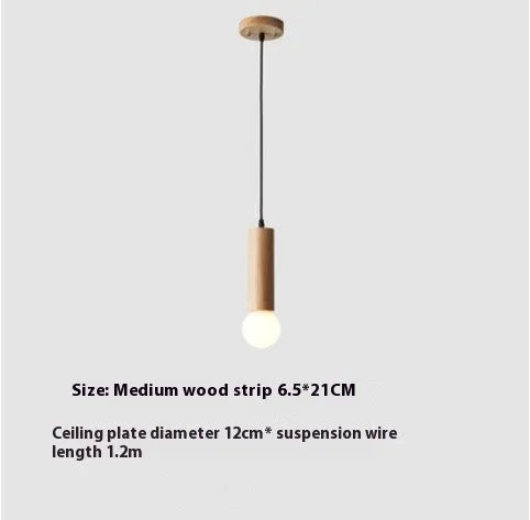 Wood chandelier ceiling light in single head 11cm, 21cm, 31cm or three and six head plate options, 220V E27.