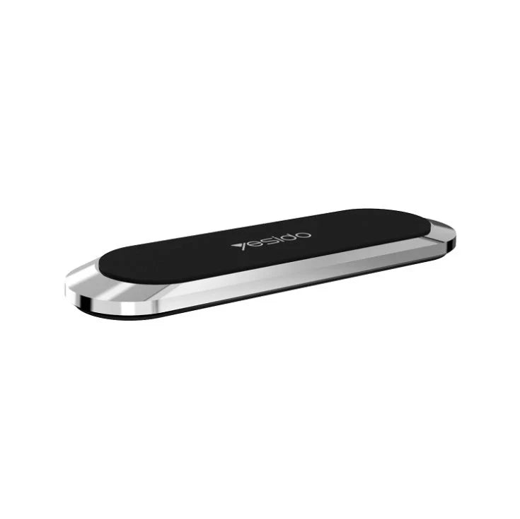 Compact zinc alloy mobile phone holder with strong magnet in silver, rose gold, or black grey