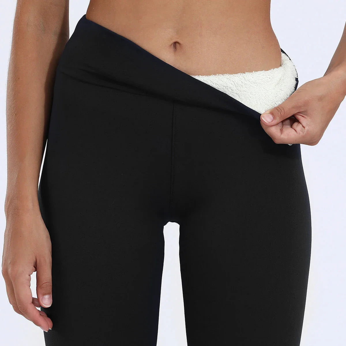 Cozy stretch leggings in a variety of stylish colors, featuring a warm, high-quality fabric blend and a flattering, high-stretch design.