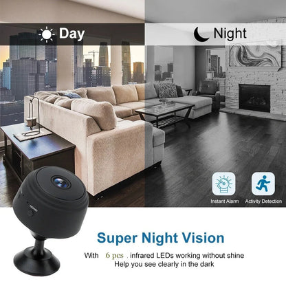 A9 Magnetic Suction Security Camera with HD 1080P and infrared night vision
