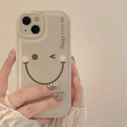 Mint green TPU iPhone case with optional matching chain on a phone