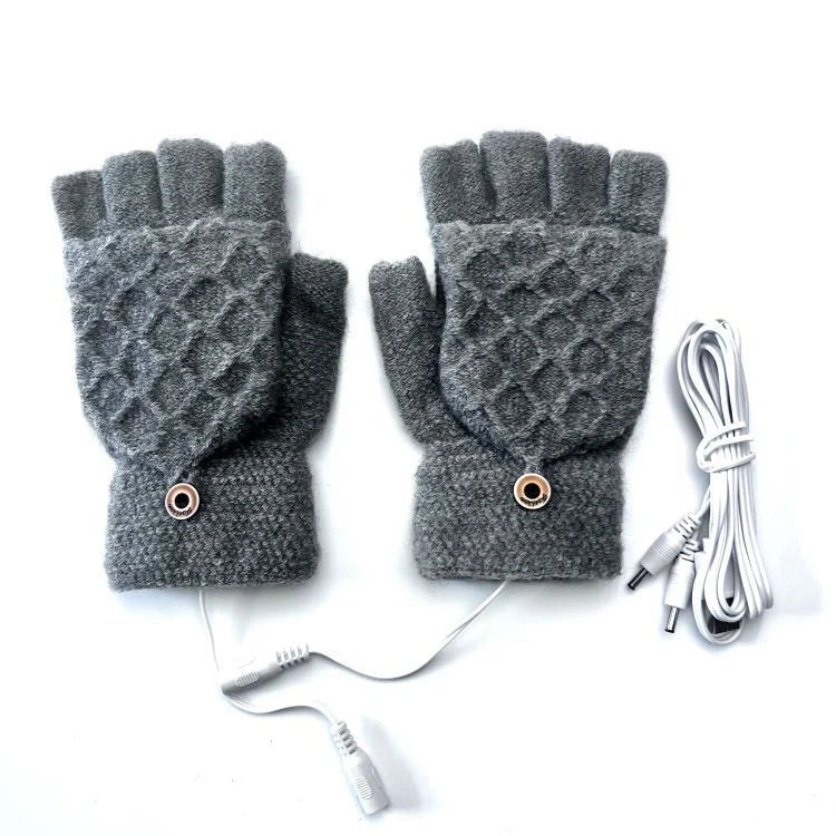 Breathable 5V USB heated gloves in various colors for winter sports